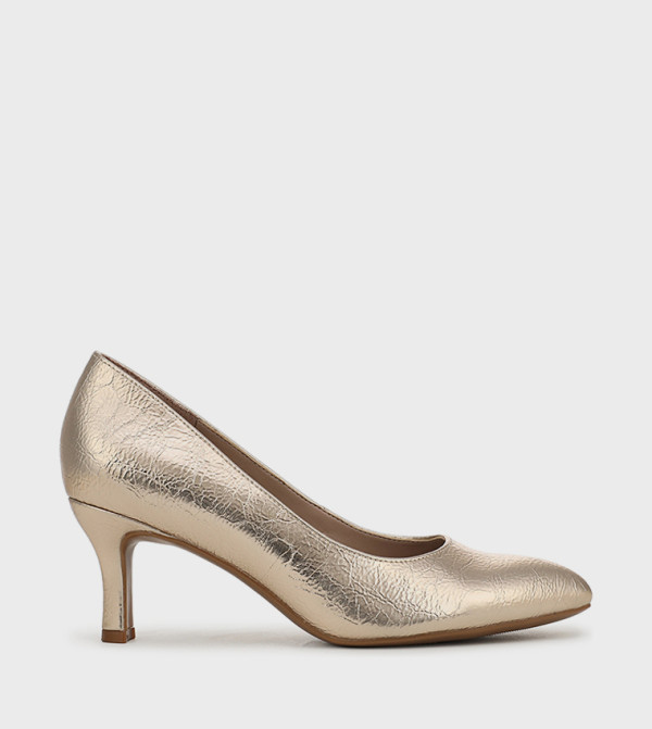 FLORASS Textured Pumps