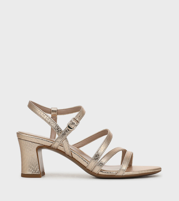 NELLIE Strappy Block Heel Sandals