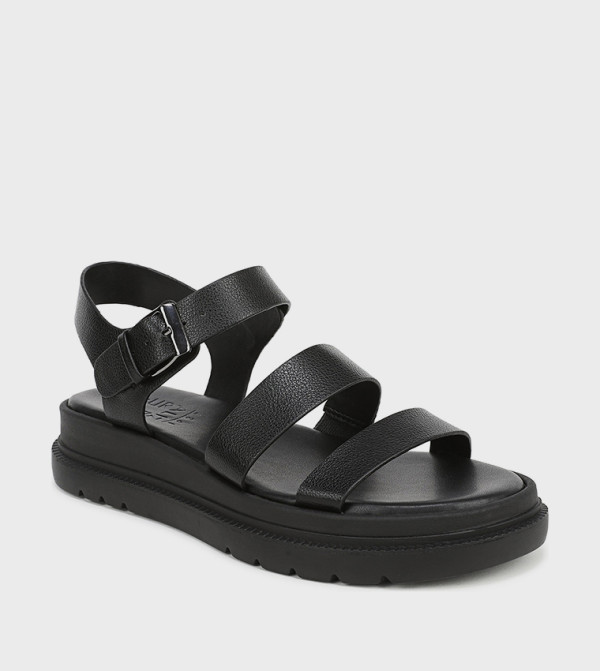NAAVENUESS Textured Strappy Comfort Sandals