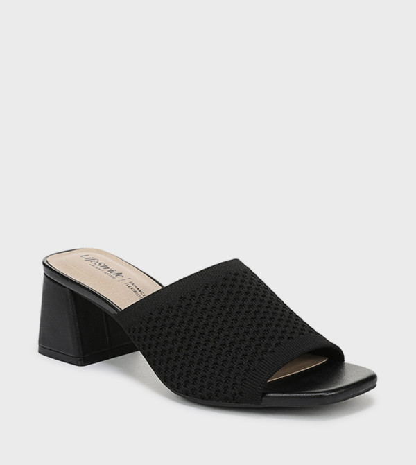 COLETTE2 Knitted Block Heel Sandals