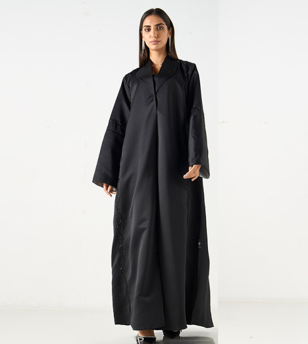 عباية مزينة كم طويل