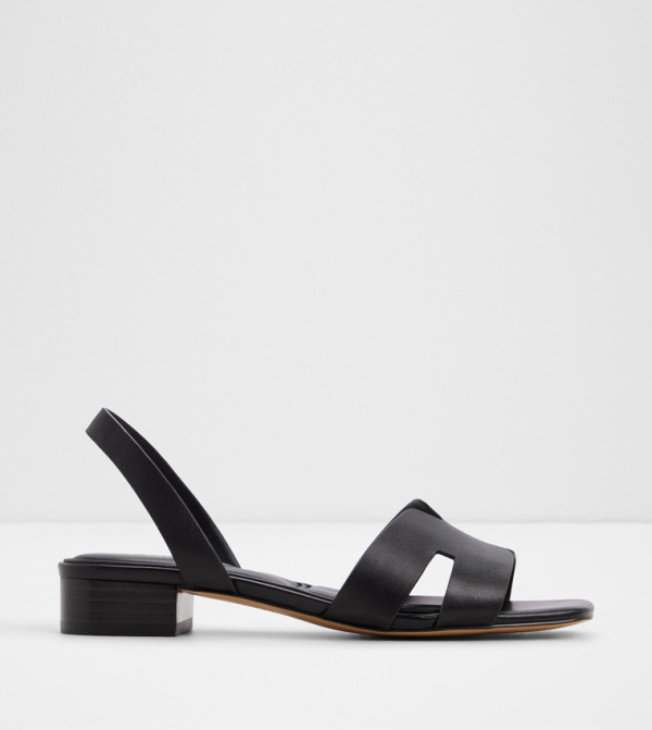 JAVAMANNON Low Block Heel Sandals