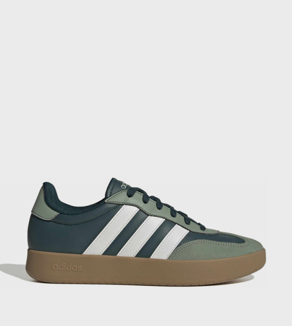 BARREDA Stripe Detail Lace-Up Sneakers