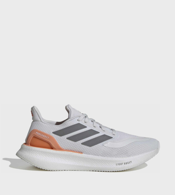 PUREBOOST 5 Stripe Detail Lace-Up Running Shoes