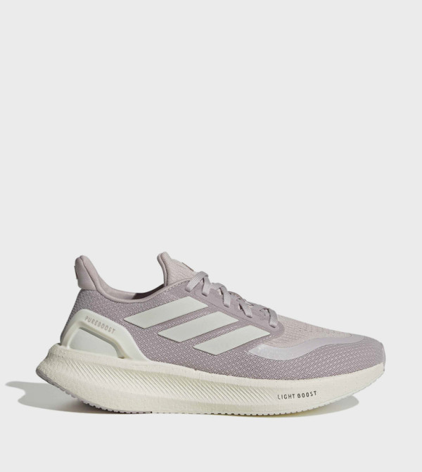 PUREBOOST 5 Stripe Detail Lace-Up Running Shoes