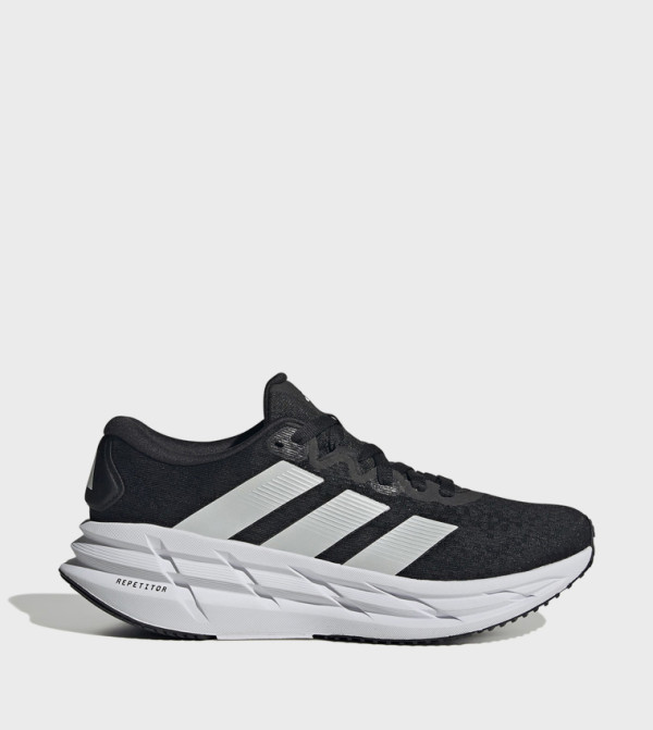 ADISTAR 4 Stripe Detail Lace-Up Running Shoes