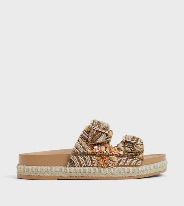 JUUNE Open Toe Wedge Sandals