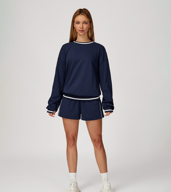High Waist Loose Fit Active Shorts