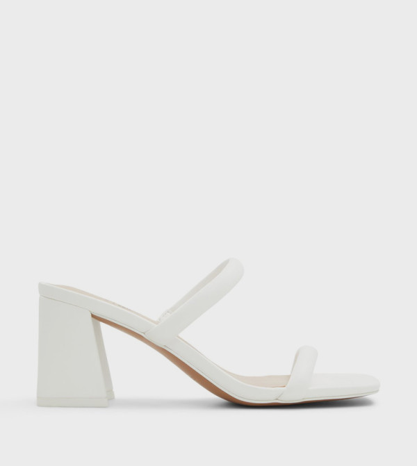 KAIAA Open Toe Block Heel Sandals