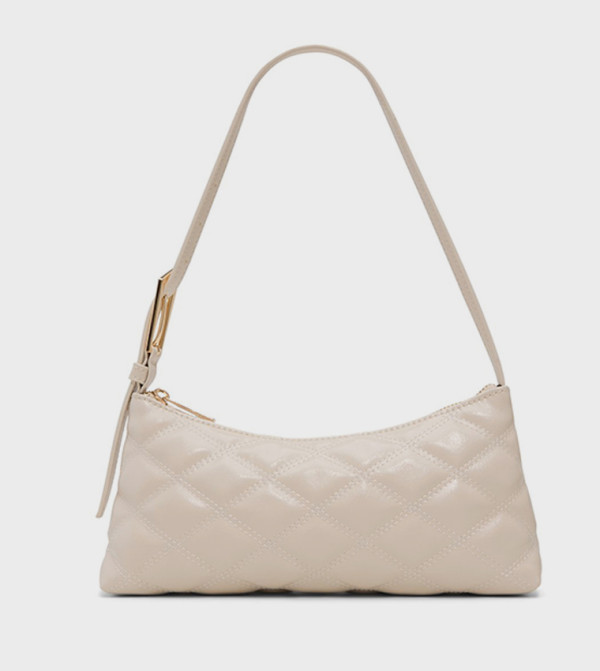 KAMILAA Quilted Zippered Shoulder Bag