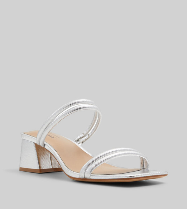 KEELAY Low Block Heel Sandals
