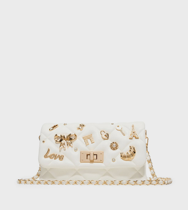 KIRSTYN Quilted Flap Crossbody Bag