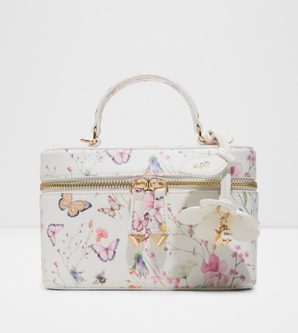 KKALLINA Printed Top Handle Bag