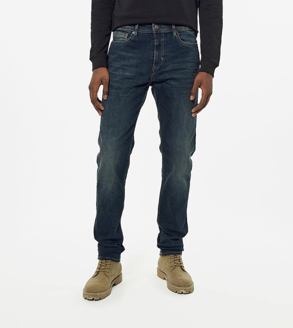 Mid-Rise Skinny Fit Jeans