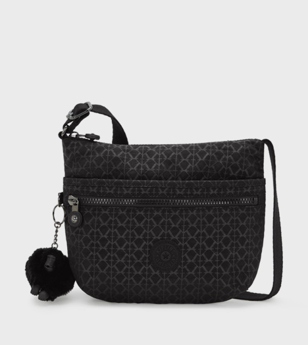 Arto Patterned Crossbody Bag with Keychain