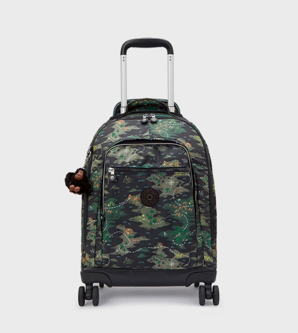 NEW ZEA Printed Zippered Trolley School Bag