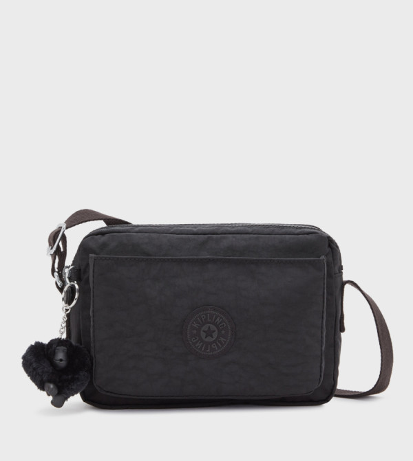 Abanu Logo Detail Crossbody Bag with Keychain