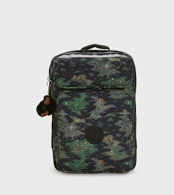 SCOTTY Printed Zippered Backpack