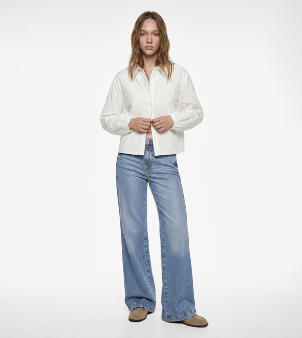 Embroidered Long Sleeves Shirt