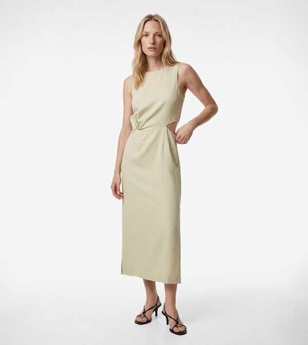 فستان ميدي بلا كم 