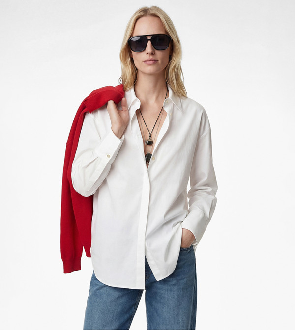 Long Sleeves Poplin Shirt
