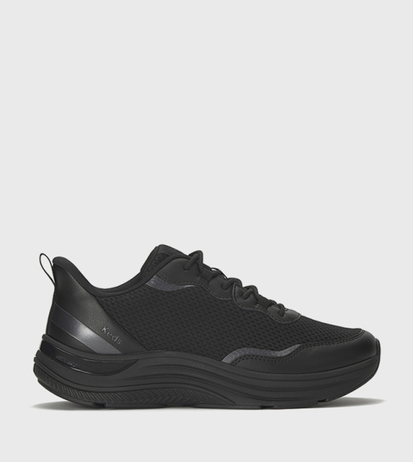 BLISSMOVE Mesh Detail Lace Up Sneakers