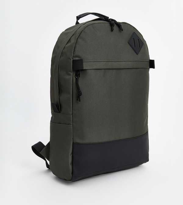 Zip-Closure Compartment Backpack