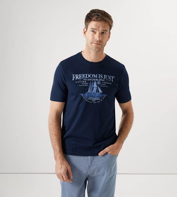 Printed Short Sleeves Casual T-Shirt
