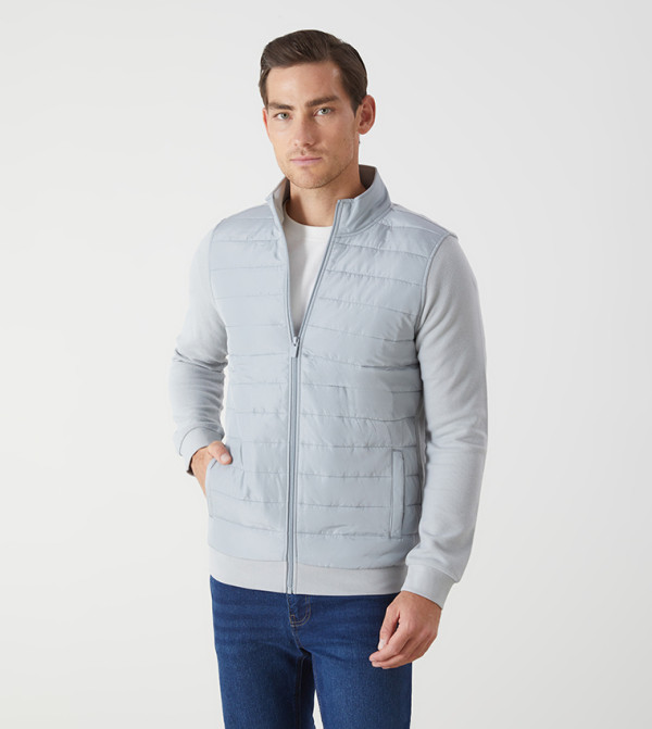 جاكيت بفر بكم طويل 