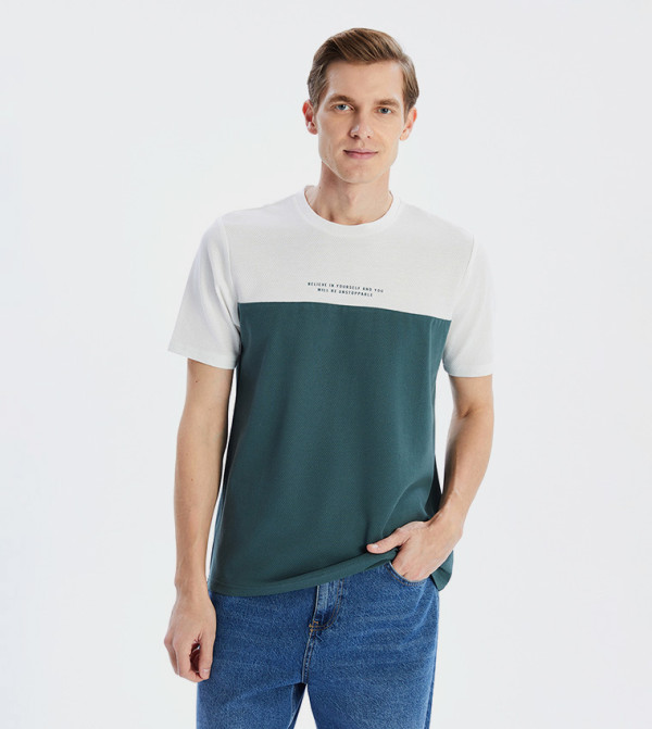 Printed Short Sleeves Casual T-Shirt