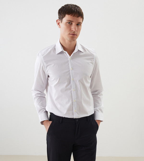 BUSINESS Printed Long Sleeves Shirt