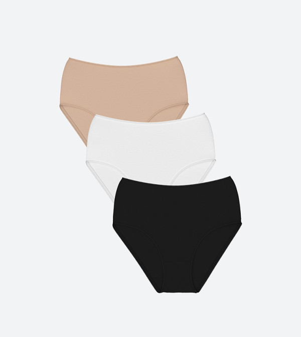 3-Pack Solid Classic Knickers