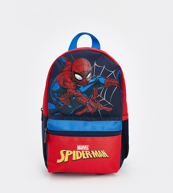 Spiderman Printed Front Pocket Backpack