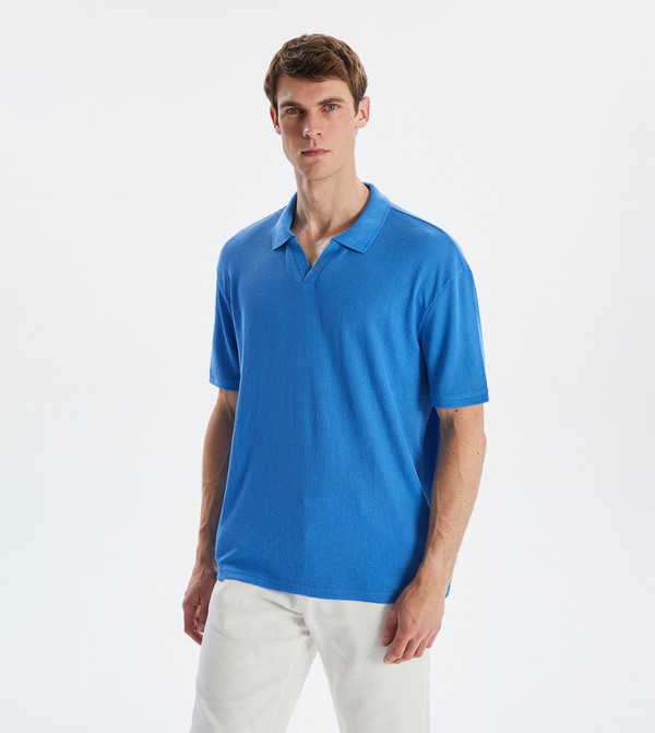 Solid Short Sleeves Polo T-Shirt