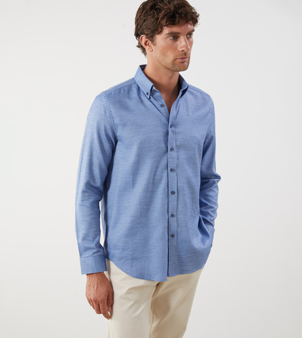 Long Sleeves Dobby Shirt