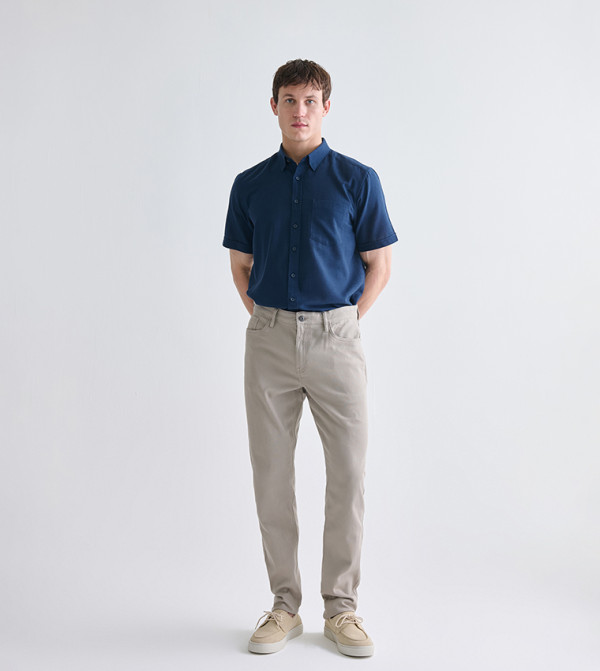Solid Slim Fit Chino Pants