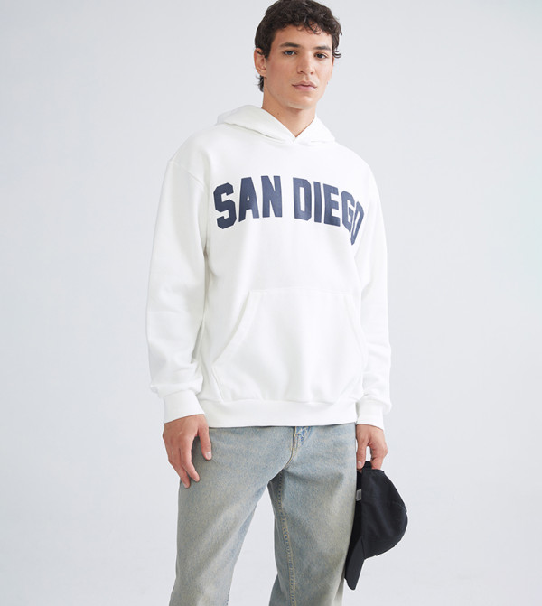 Printed Long Sleeves Hoodie