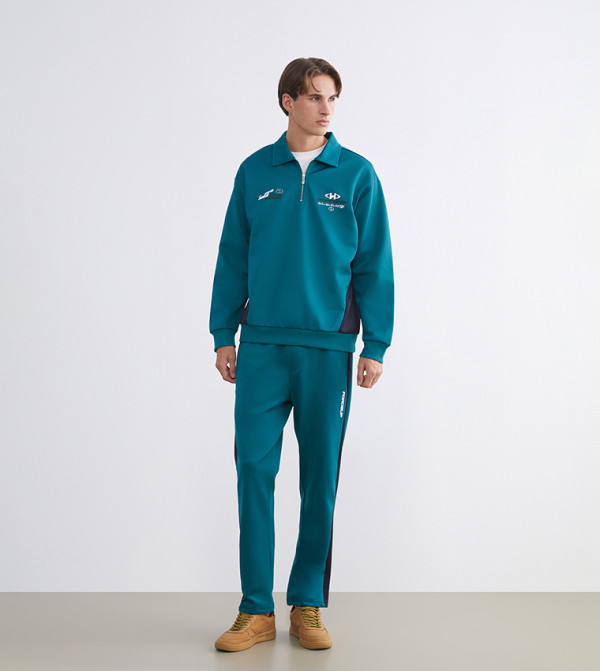 XSIDE Side Striped Drawstring Waist Sweatpants