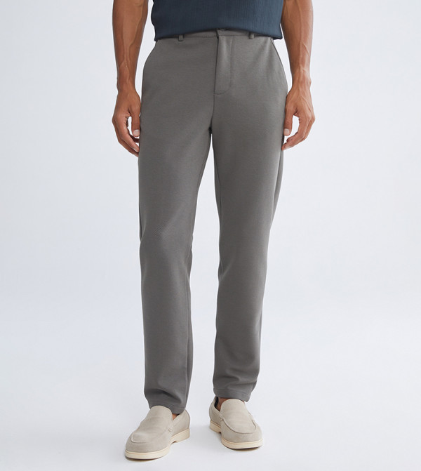 Mid Rise Slim Fit Trousers