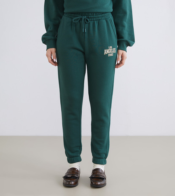 Los Angeles Printed Thick Joggers