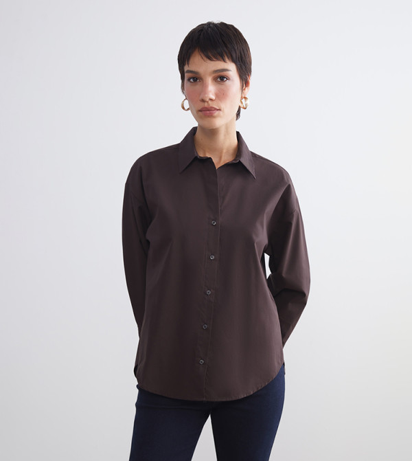 Solid Long Sleeves Shirt
