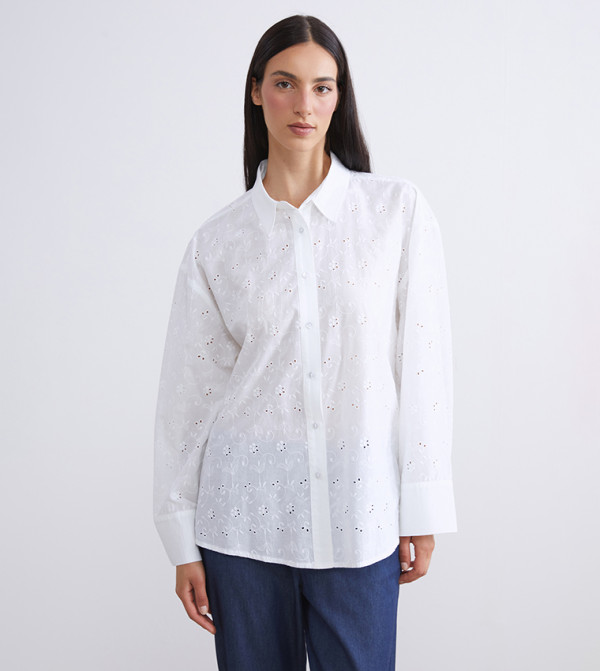 Embroidered Long Sleeves Tunic