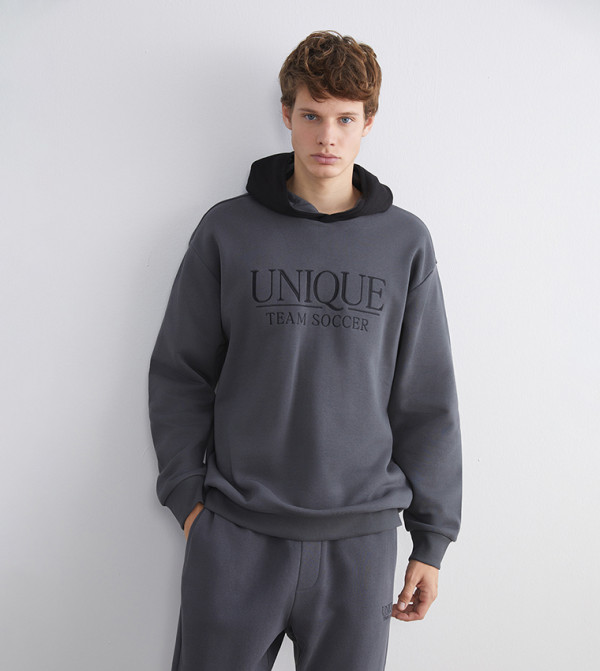 Printed Long Sleeves Hoodie