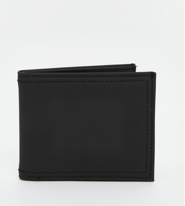 Faux Leather Bi-Fold Wallet
