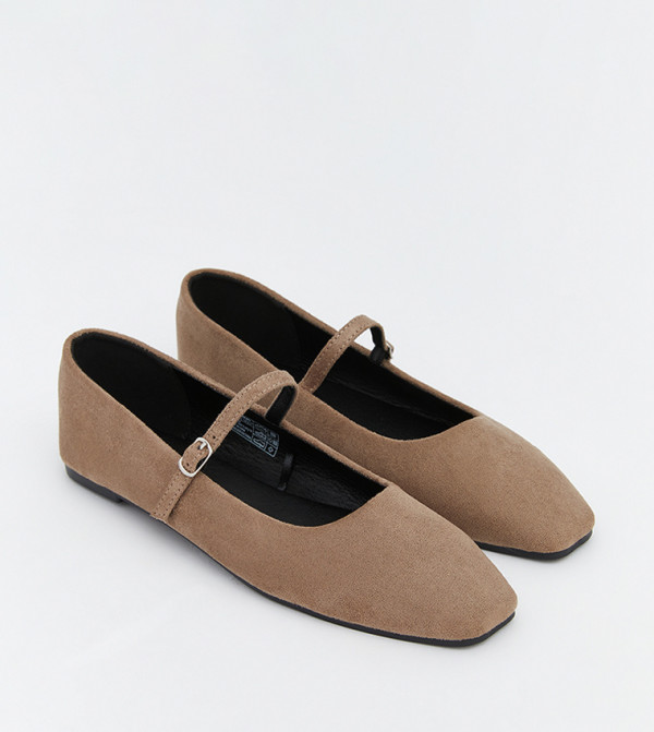 Square Toe Mary Jane Shoes
