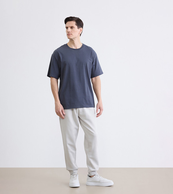 Solid Regular Fit Joggers