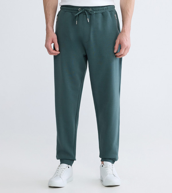 Drawstring Waist Slim Fit Joggers