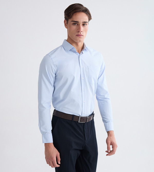 Long Sleeves Formal Dobby Shirt