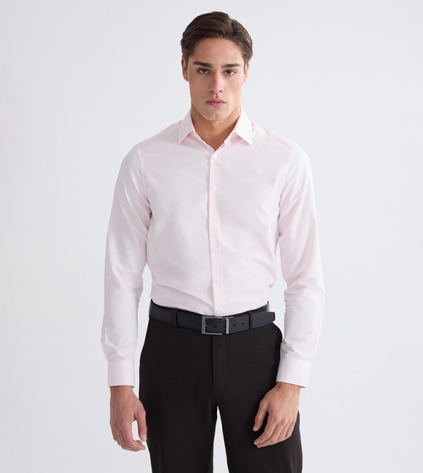 Striped Long Sleeves Slim Fit Formal Shirt