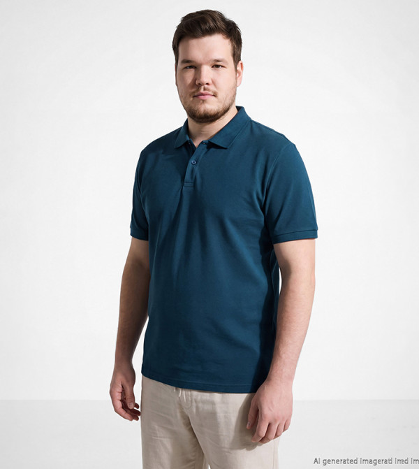 Solid Short Sleeves Polo T-Shirt